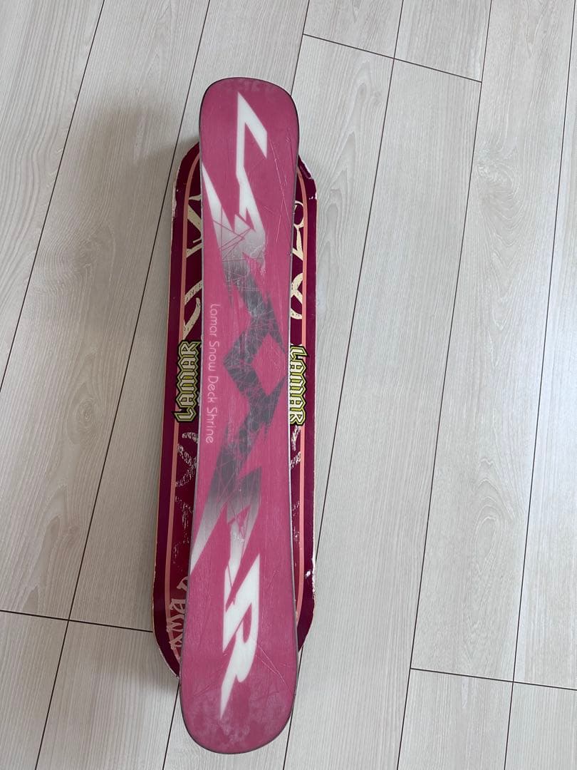 LAMAR スノーボード 赤黒