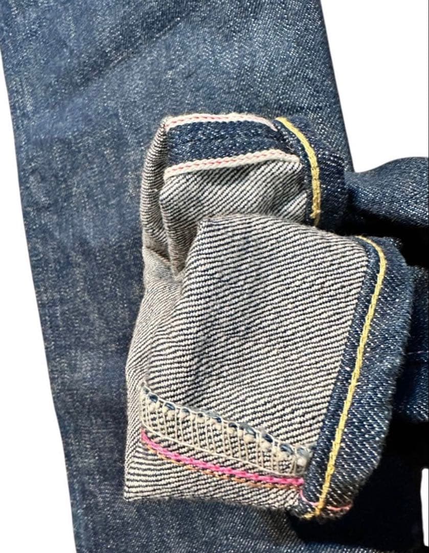 【nekoya】 人気 美品 桃太郎ジーンズ ストレートジーンズ