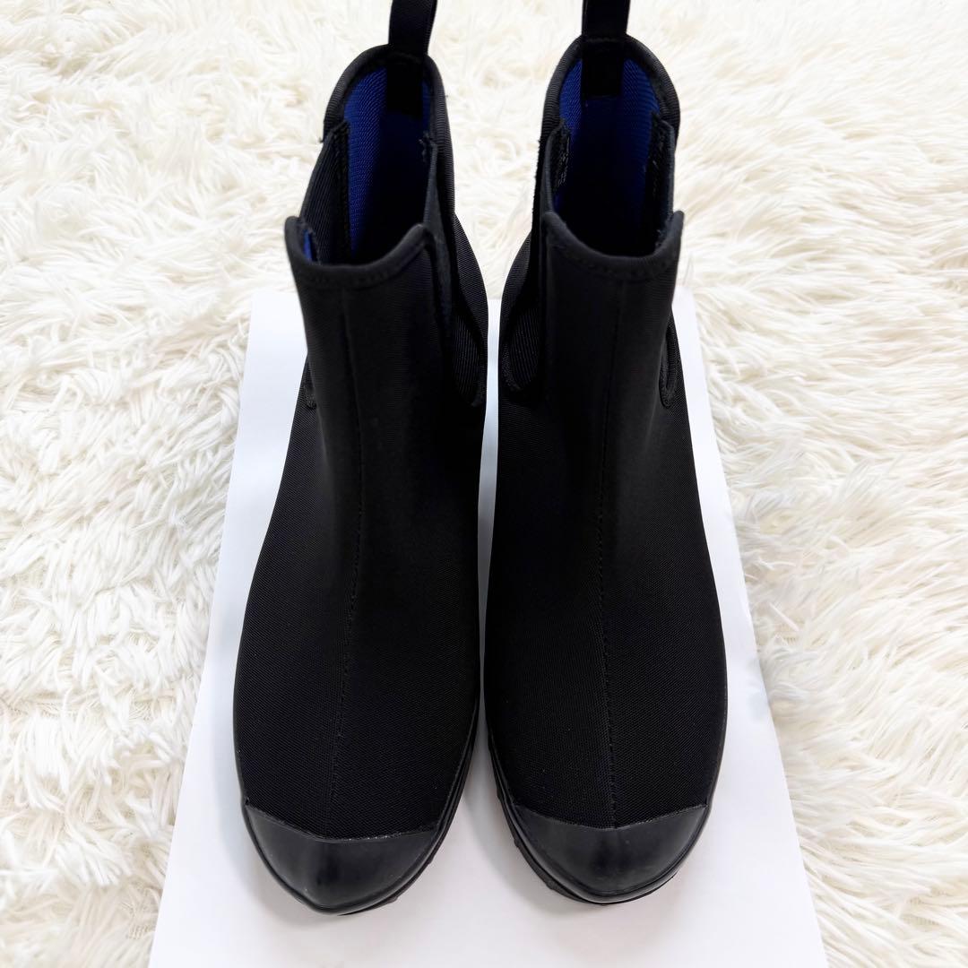 【極美品】KISSA SPORT サイドゴアブーツ 晴雨兼用　23.5cmEE