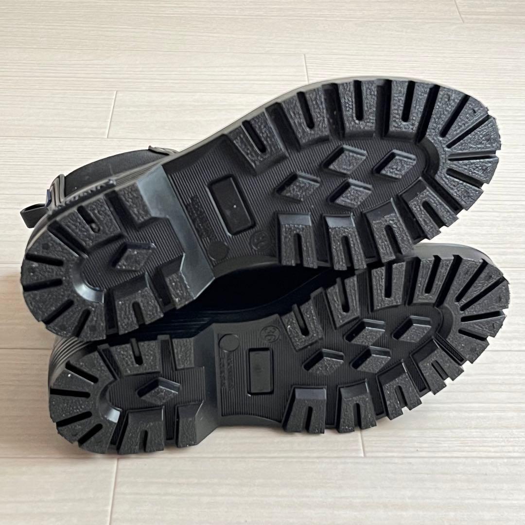 美品　DIANA サイドゴア　レインブーツ 黒　size S