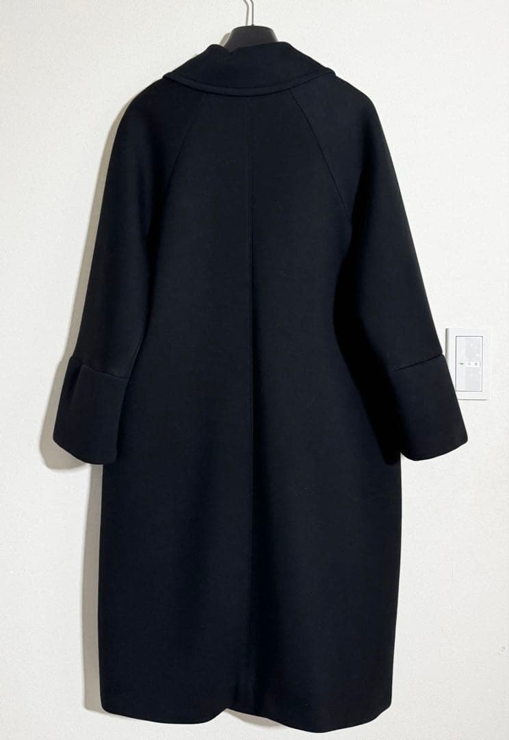 春先も着やすいS MAX MARA ビスコースジャージロングコート