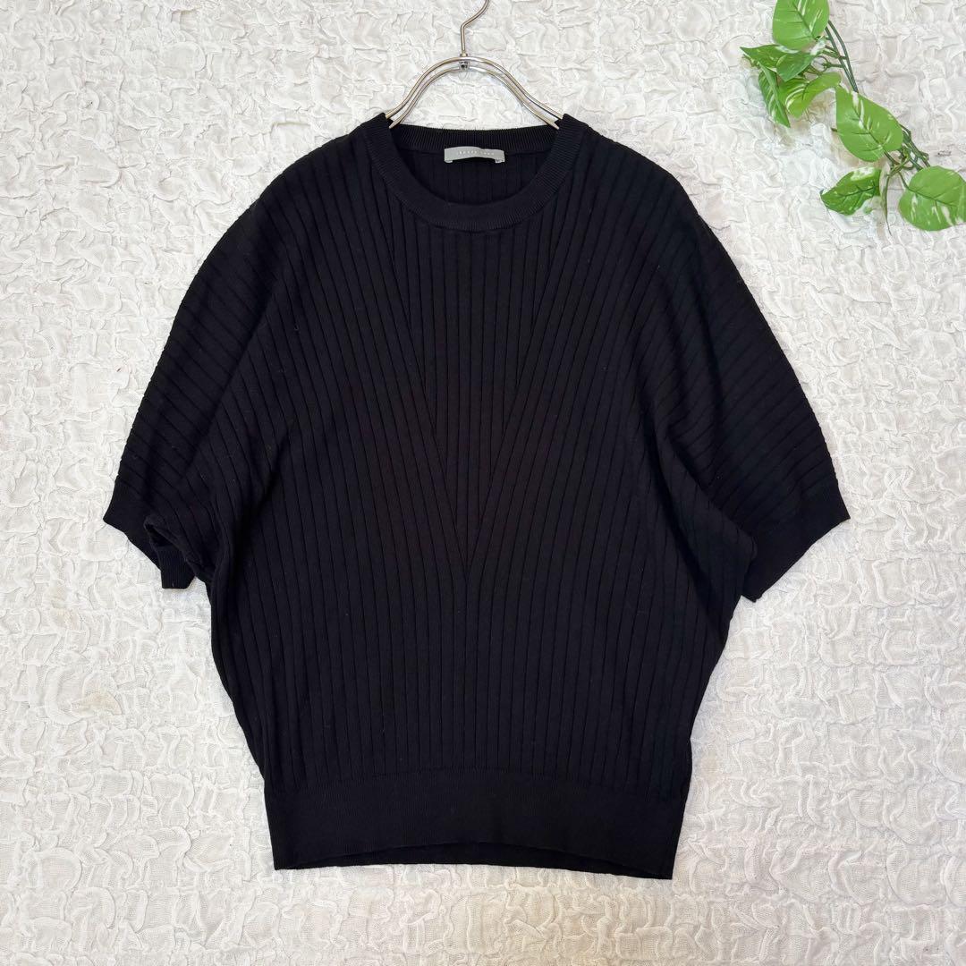 theory luxe＊アンサンブルニット　ブラック　M