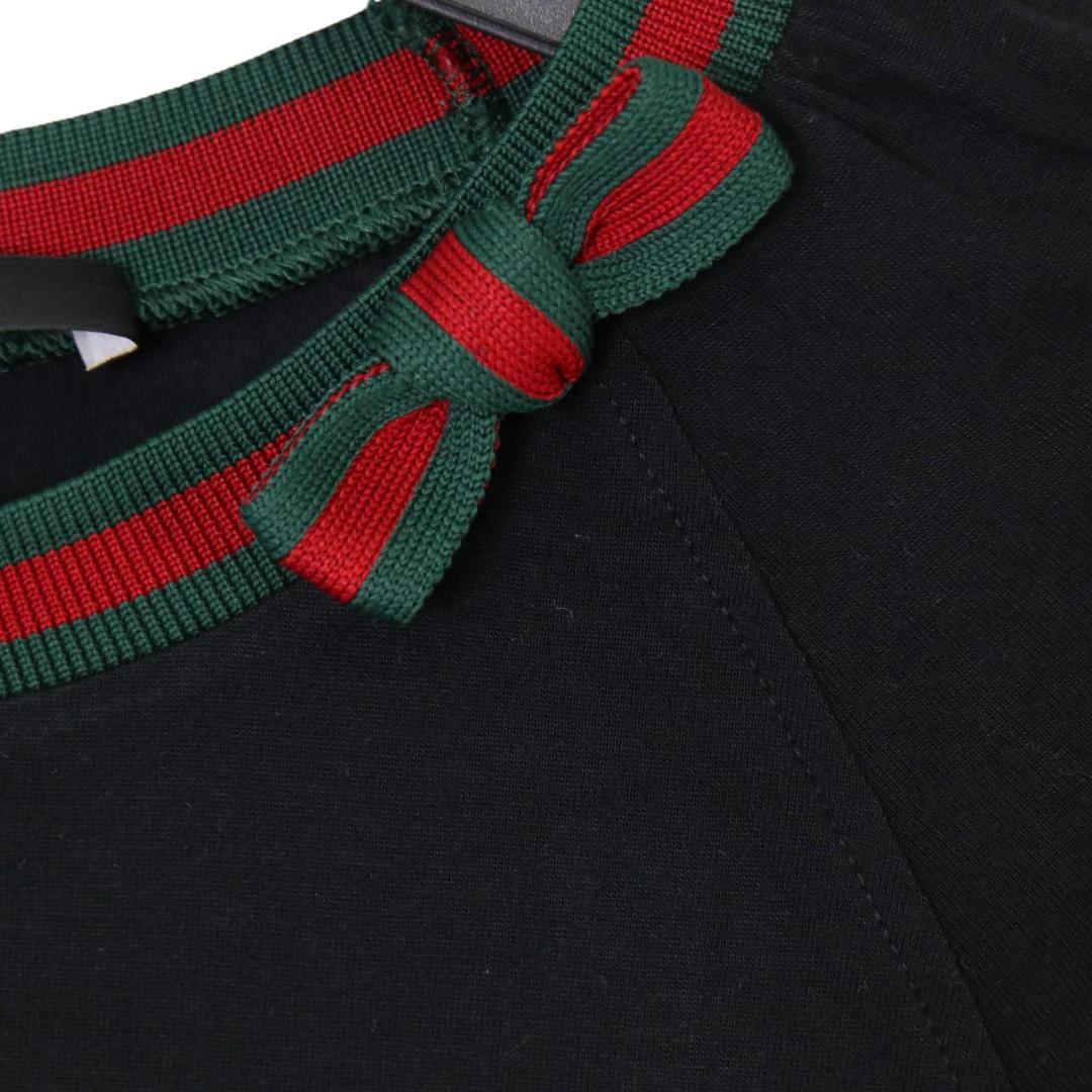 美品 GUCCI グッチ リボン付き Tシャツ シェリーライン レディース M