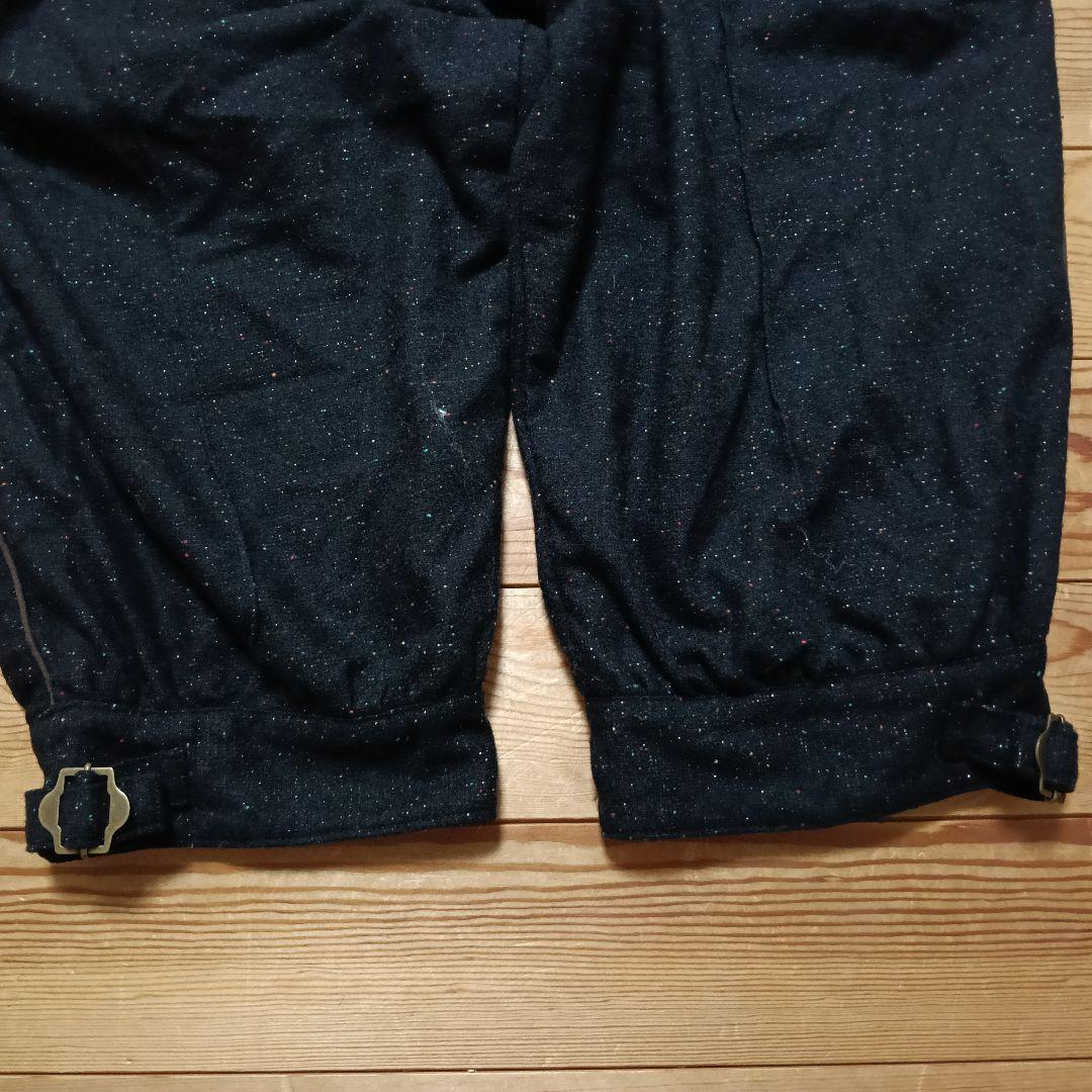 ラッセルノ ゴルフ クロップドパンツ XL 日本製 ネップ スカルワッペン