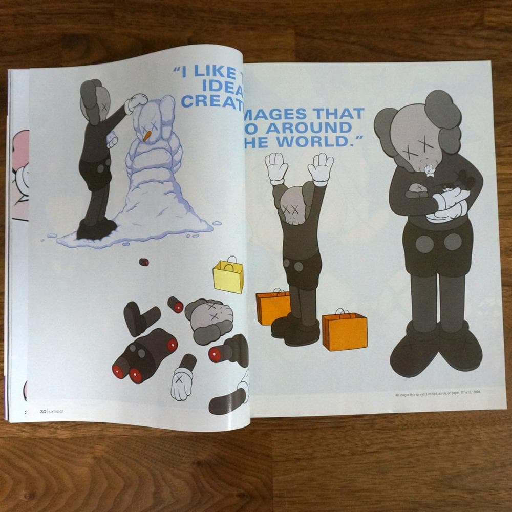 JUXTAPOZ / 2004 Special Street / KAWS レア