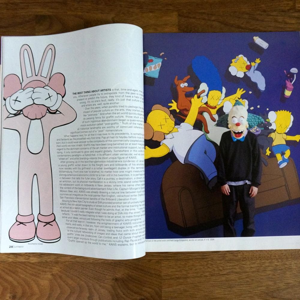 JUXTAPOZ / 2004 Special Street / KAWS レア