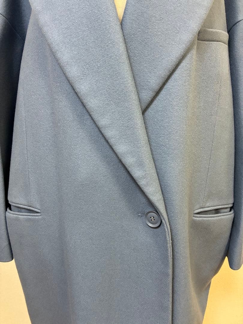 &  ブルー〜水色オーバーサイズコート EUR42
