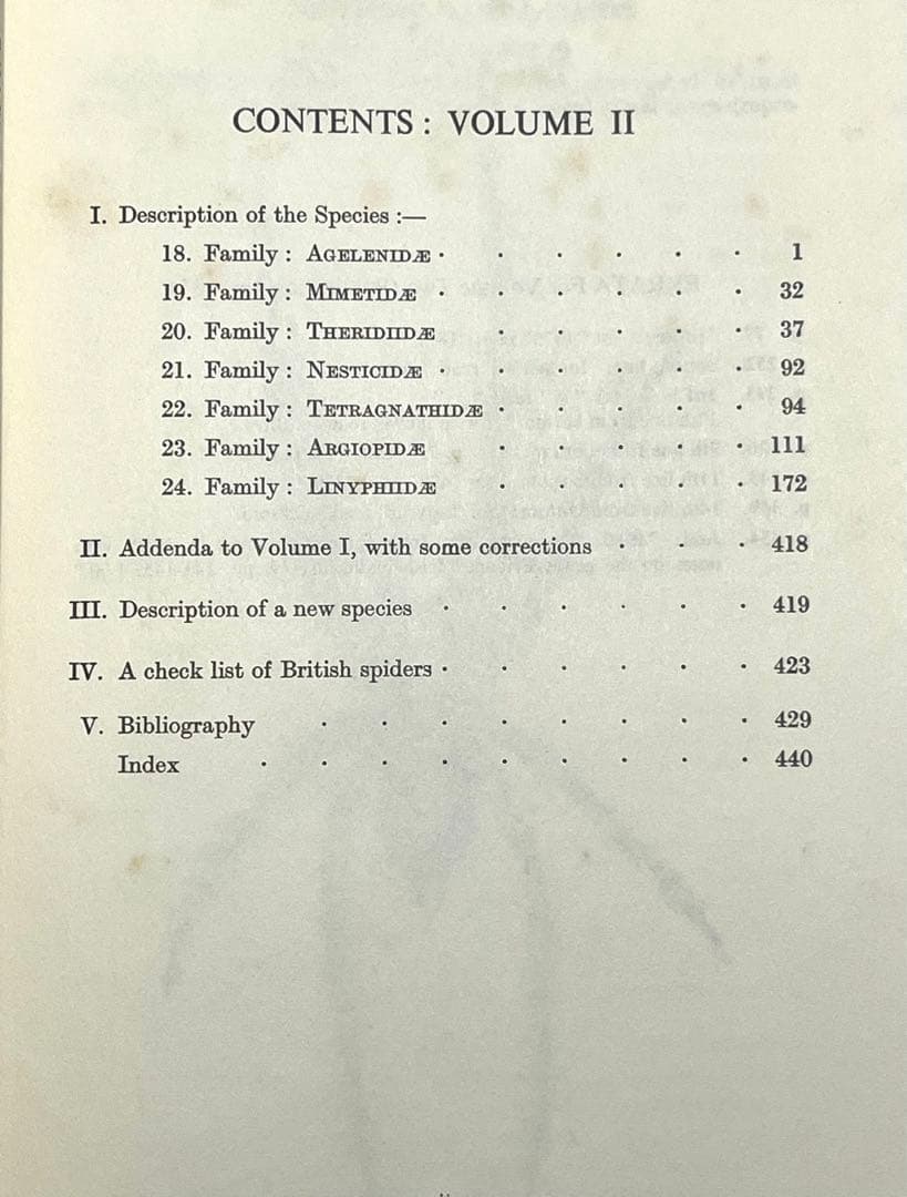⭕️新価格⭕️★BRITISH SPIDERS I・IIイギリスの蜘蛛図鑑