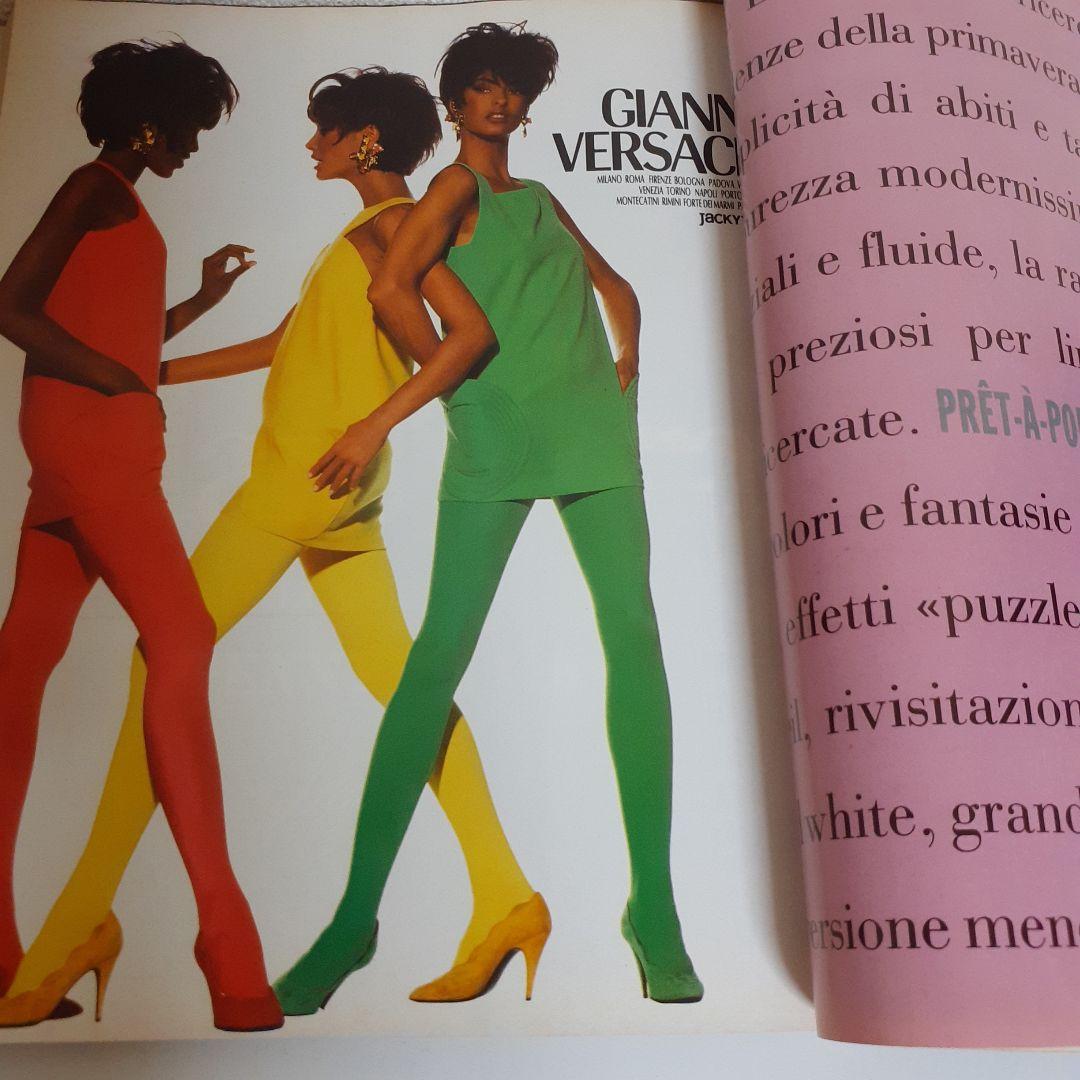 vogue italia 1991　スーパーモデル　希少！