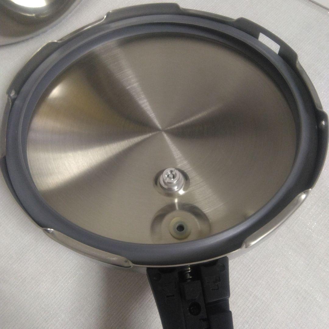 パール金属圧力鍋　サイバーシェフ　ステンレス製圧力鍋 DVD付き　6.0L