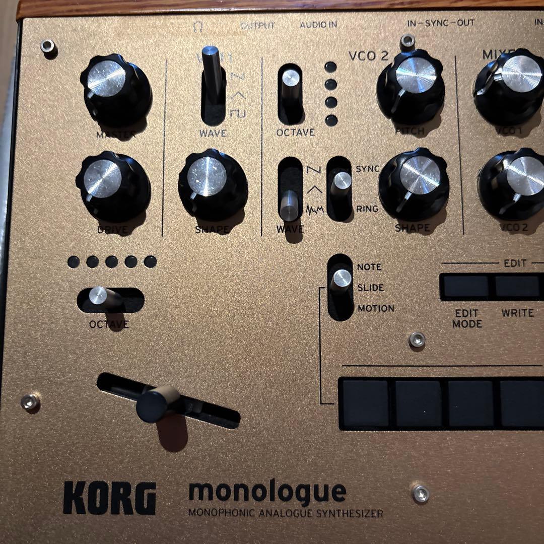 【希少】KORG monologue ゴールド 25鍵 シンセサイザー