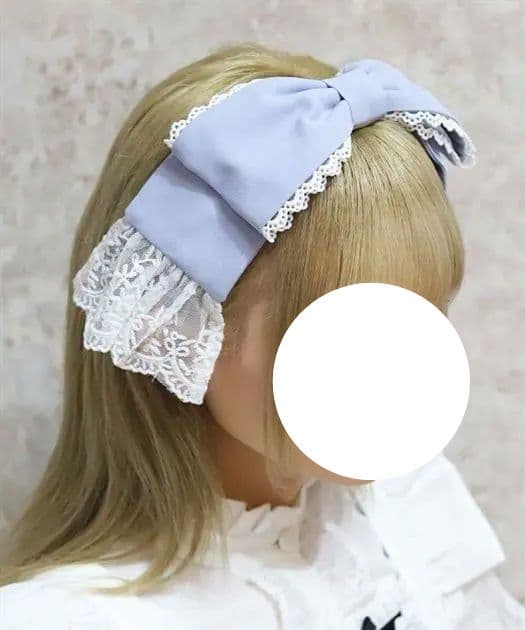 Chalmiere 不思議の国のジャンスカ&カチューシャ　2点セット サックス