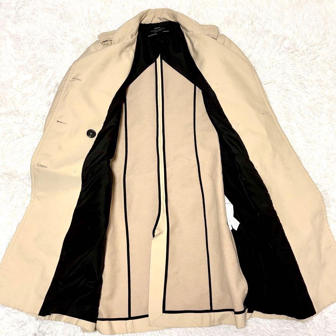 【極美品】ザラベーシック　トレンチコート　コットン　ベルト　ベージュ　XS
