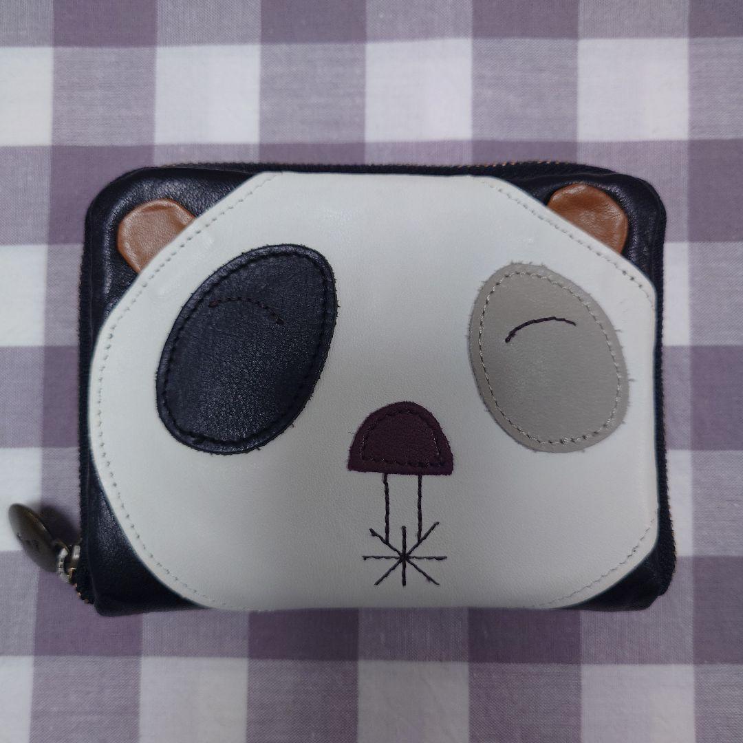 CAMPER パンダデザイン 二つ折り財布