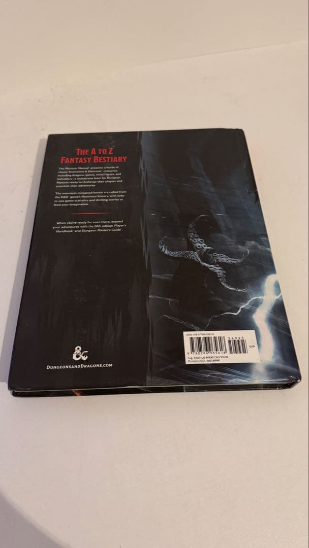 洋書 D&D 5e Monster Manual (2014)