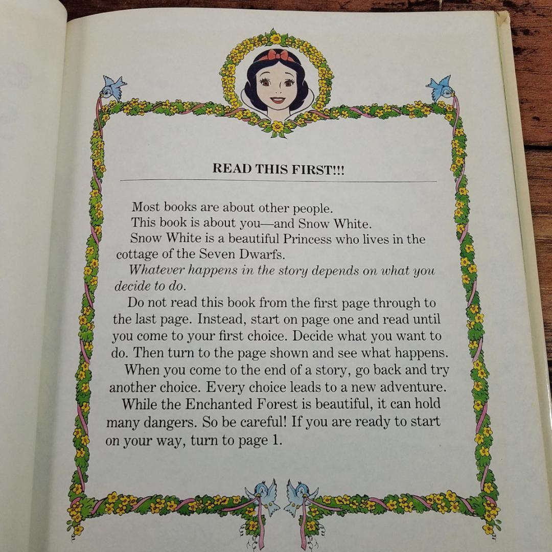 君ならどうする 英語絵本 洋書 ゲームブック ディズニー 白雪姫