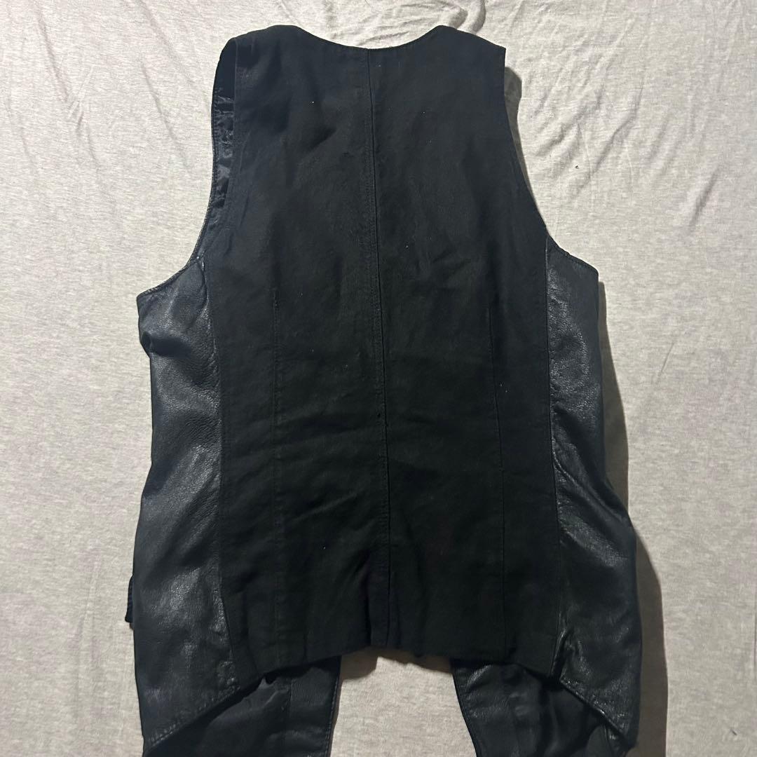 FUGA レザーベスト　ゴートレザー　v系　y2k 14th addiction