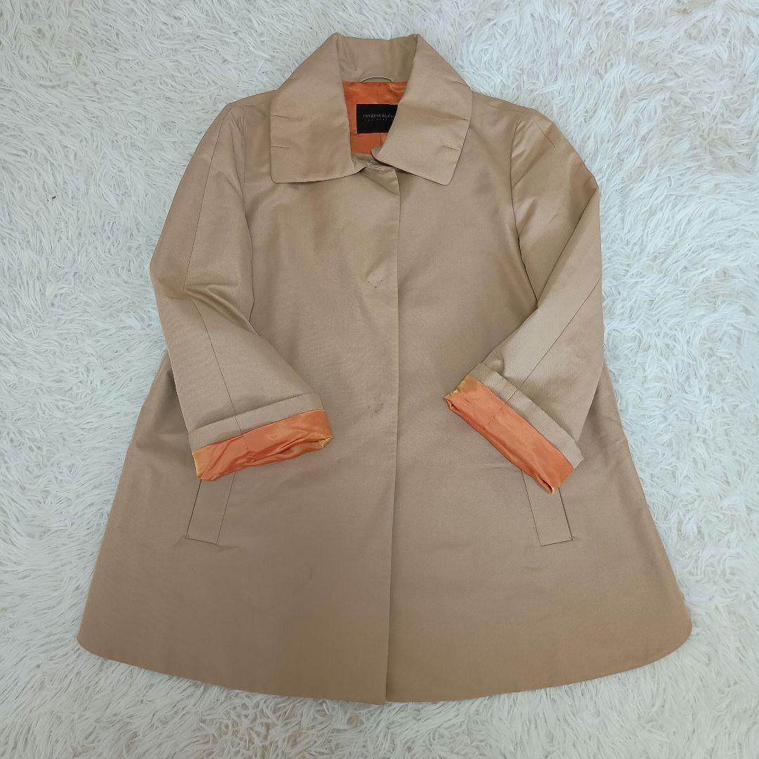 美品　トゥモローランドコレクション　シルク混　　ステンカラーコート