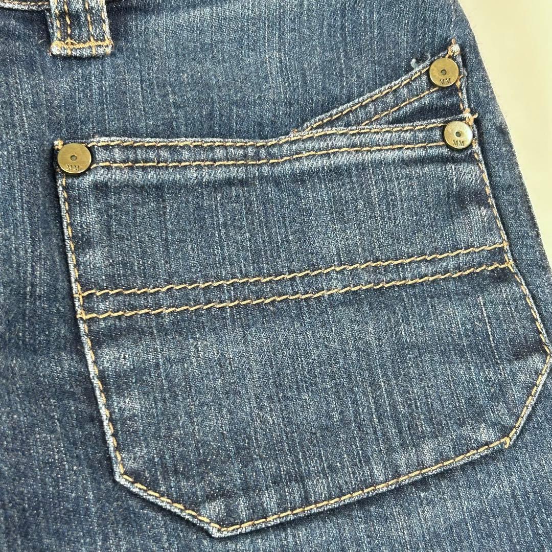 MaxMara マックスマーラ ラインストーン ストレッチデニム Y2K