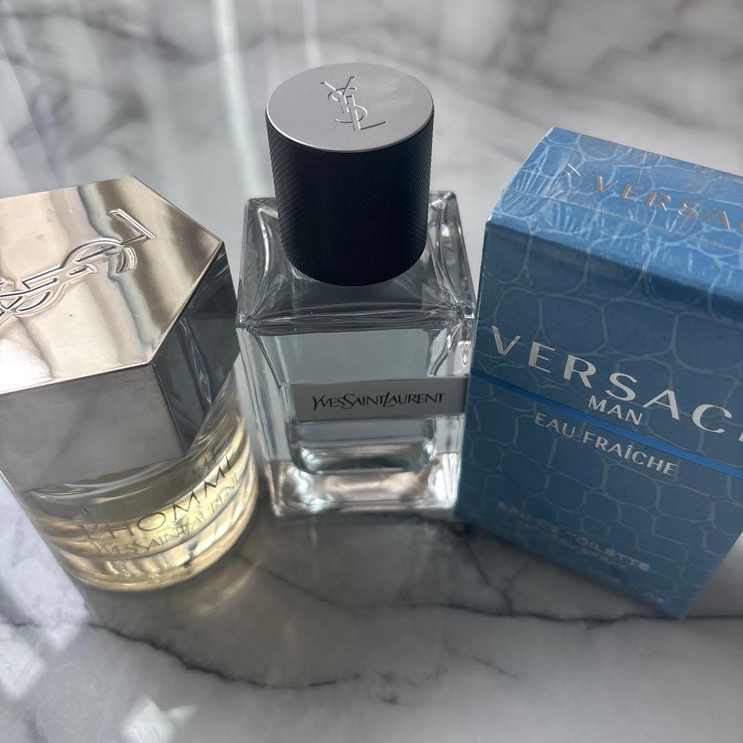 3個セットYves Saint Laurent & Versace
