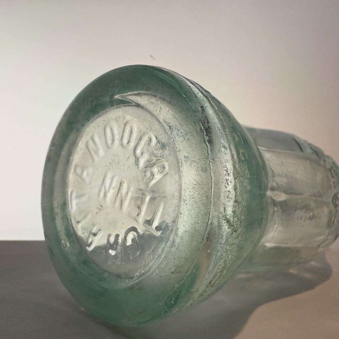 C2 1920年代　コカコーラ コンツァーボトル ライトグリーン 瓶