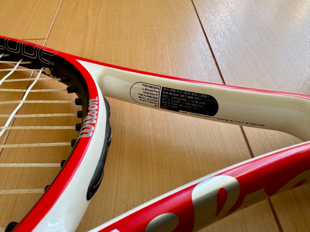 極めて美品Wilson ncode n6.1 105 グリップ3 投げ売り