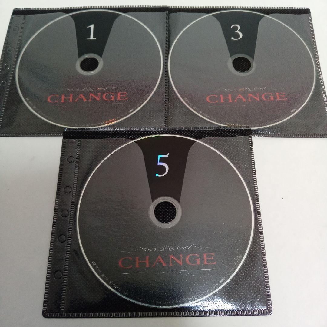 CHANGE　チェンジ　木村拓哉　深津絵里　レンタル落ち　ＤＶＤ　全５巻セット
