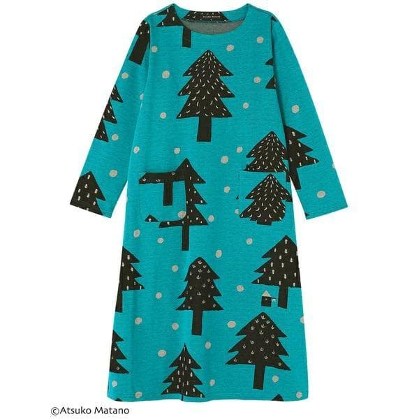 新品☆マタノアツコ wacoal /ジャガード素材暖かルームウェア◎Ｍサイズ
