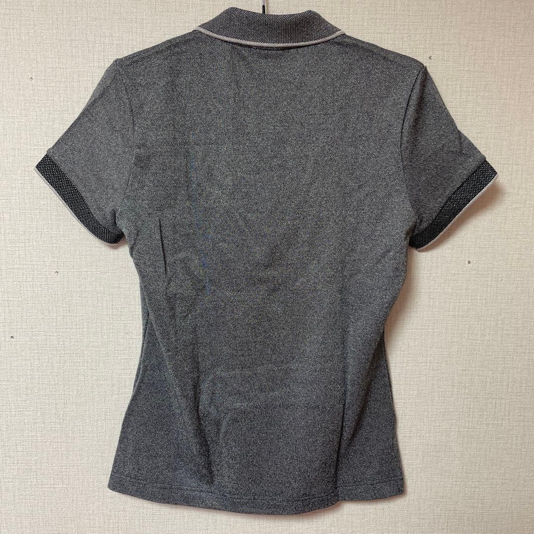 美品　LACOSTE ハーフジップ半袖ゴルフシャツ　38 タグ付き