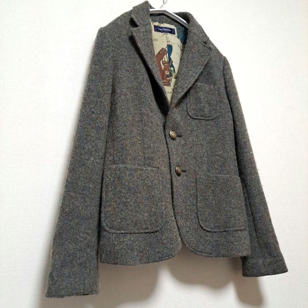 [美品]Lois CRAYON グレーミックステーラードジャケットM