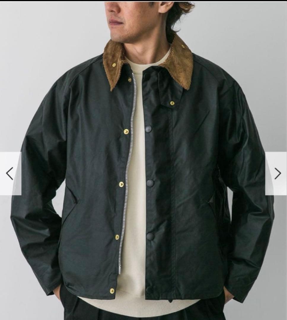 Barbour ブラックジャケット　トランスポート　130周年　38