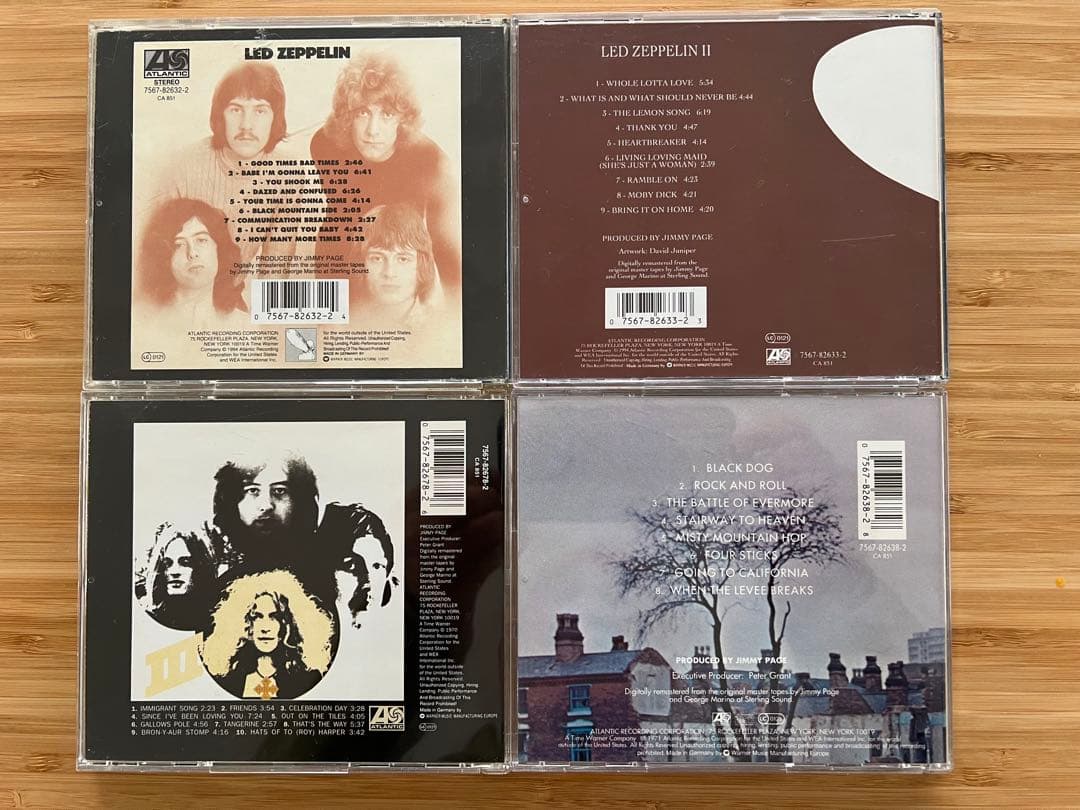 Led Zeppelin コンプリートCDとソロ数枚