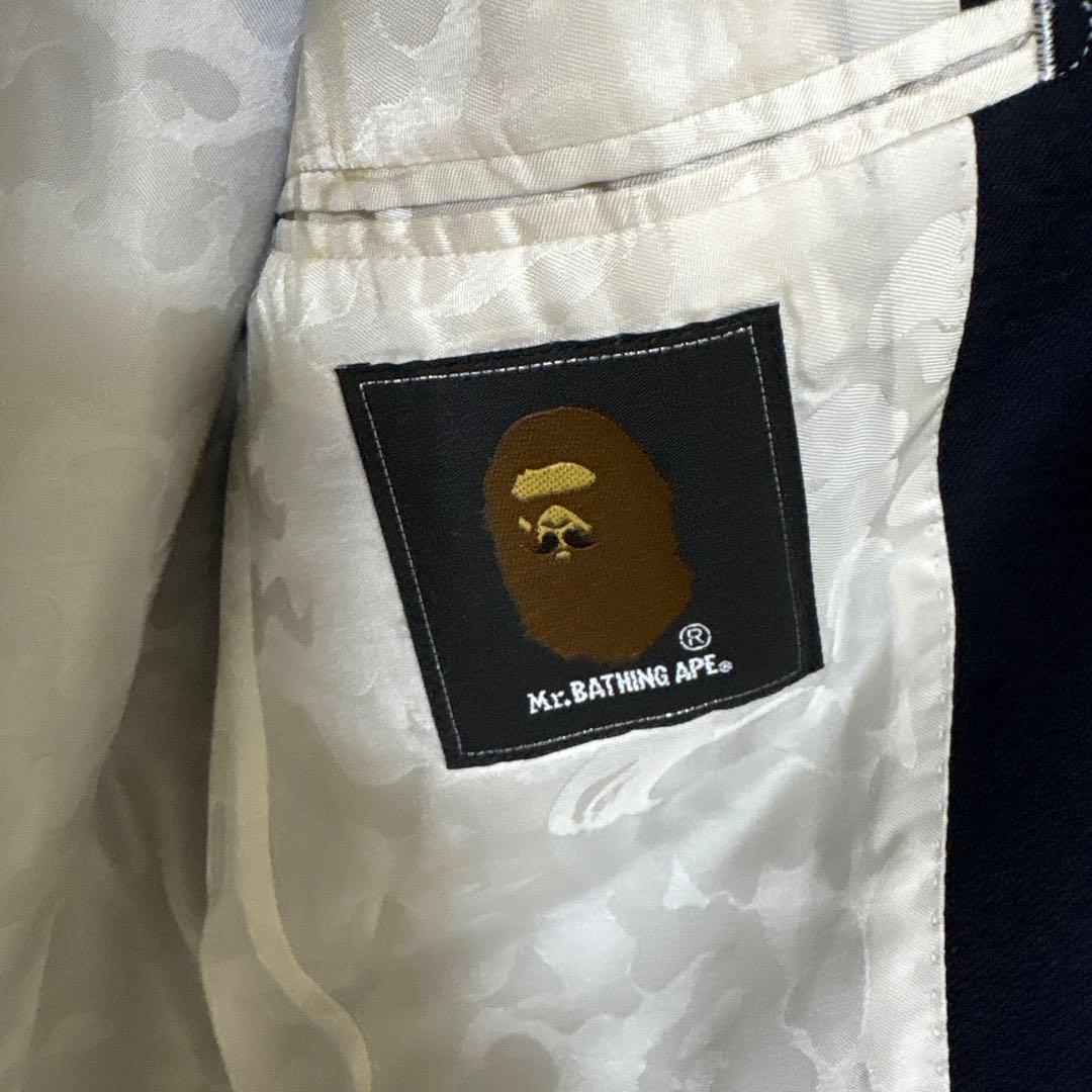 M r Bathing ape テーラードジャケット　L