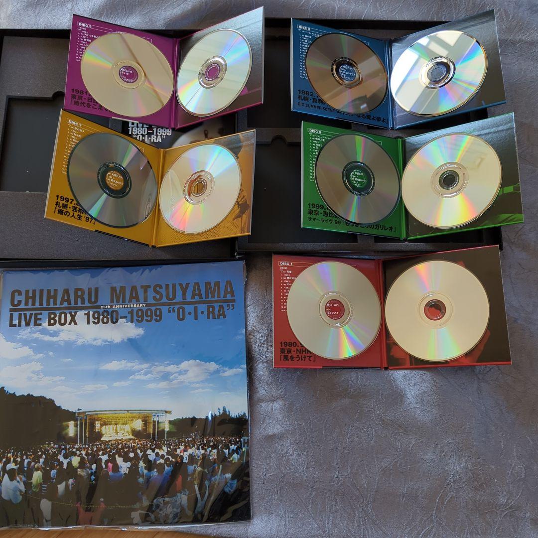 松山千春ライブBOX CD10枚組 \"O・I・RA\"