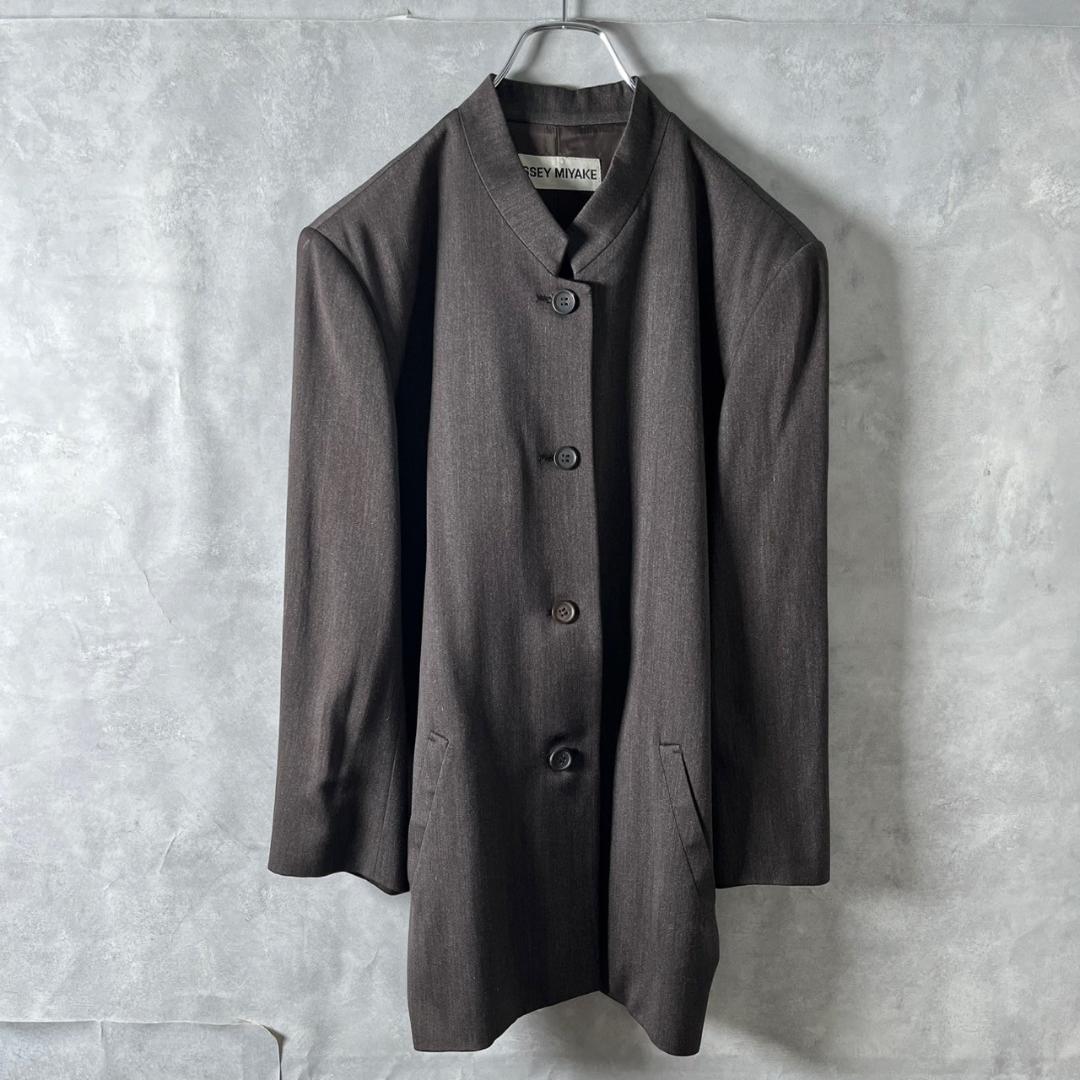 希少 90s ISSEY MIYAKE マオカラー セットアップ N741