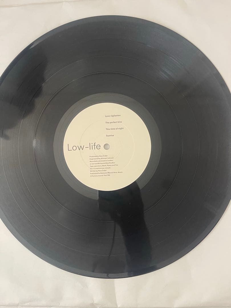New Order ‎/ Low-Life LPレコード