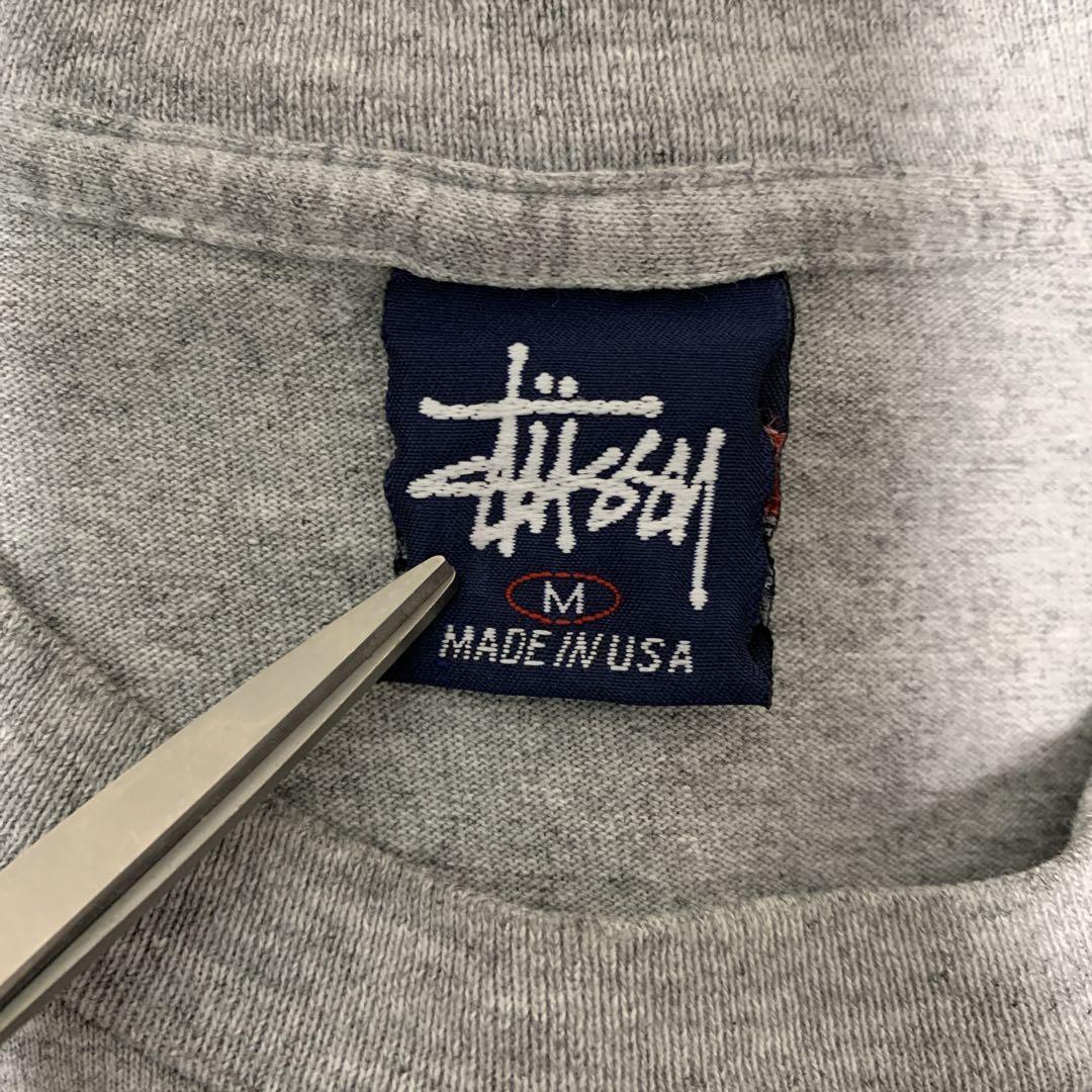 【90s紺タグ】Stussy オールドステューシー 王道クラウンロゴTシャツ