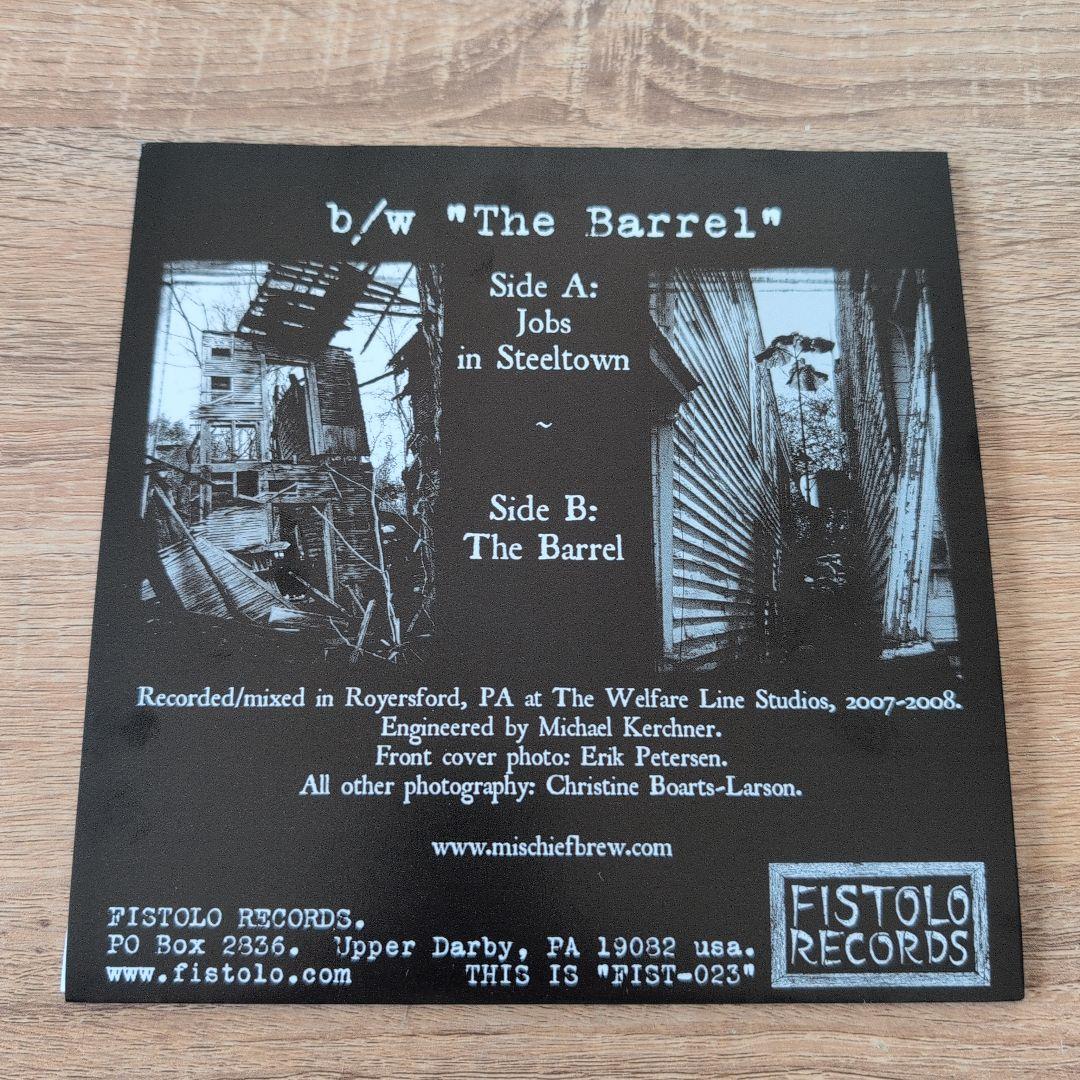 Mischief Brew \"Jobs in Steel Town\" 7インチ
