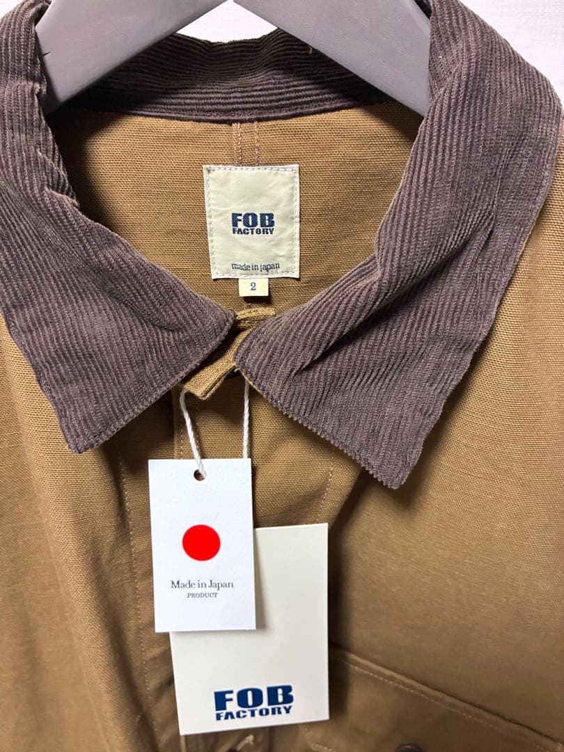 新品FOB FACTORY ダックハンティングジャケット　Mサイズ