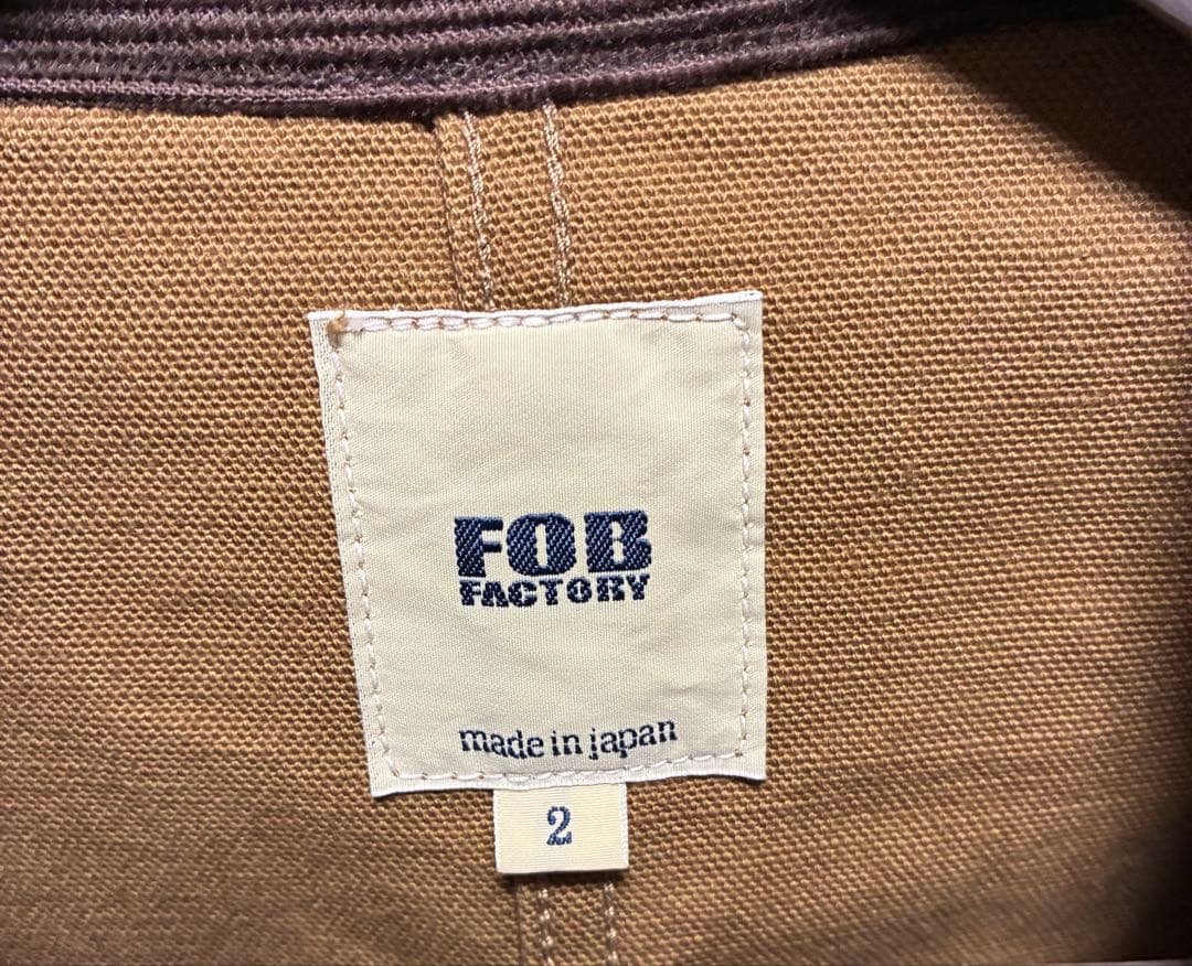 新品FOB FACTORY ダックハンティングジャケット　Mサイズ