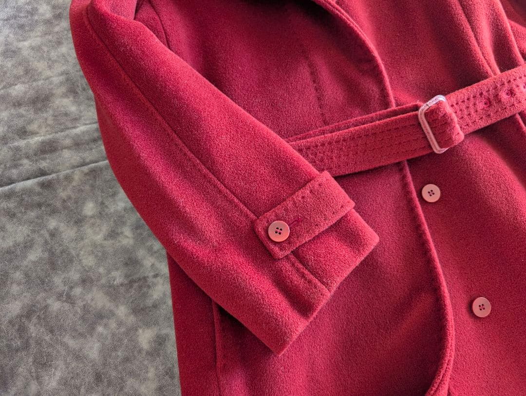 Max Mara マックスマーラ ウールコート 赤　最高級白タグ