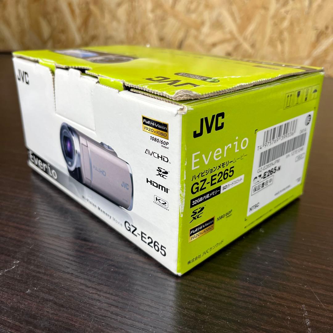 【匿名発送】JVC Everio フルHD ビデオカメラ　GZ-E265-N