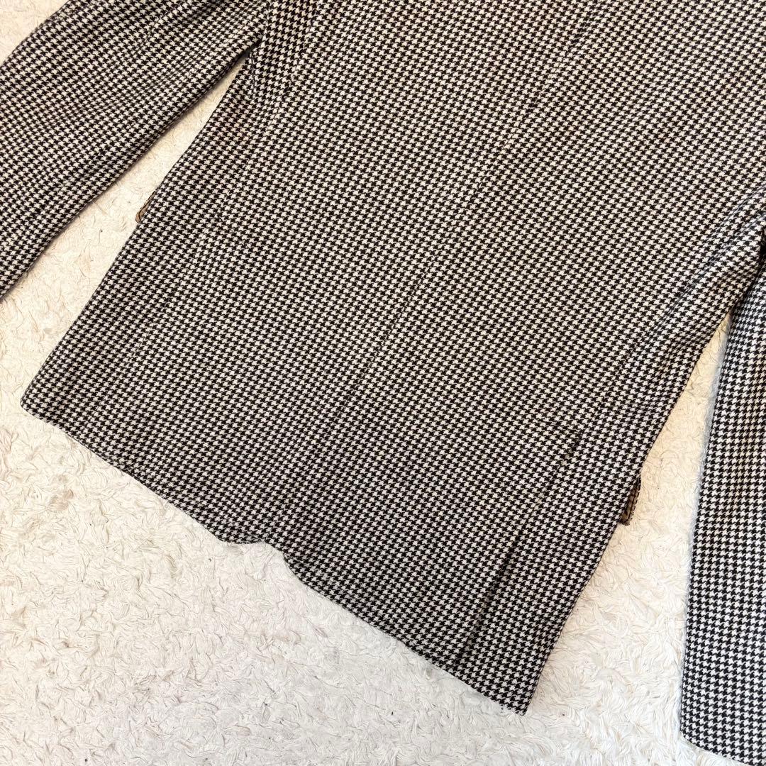 美品✨ブルックスブラザーズ1818ミラノ千鳥格子ジャケット40S Lイタリア製春