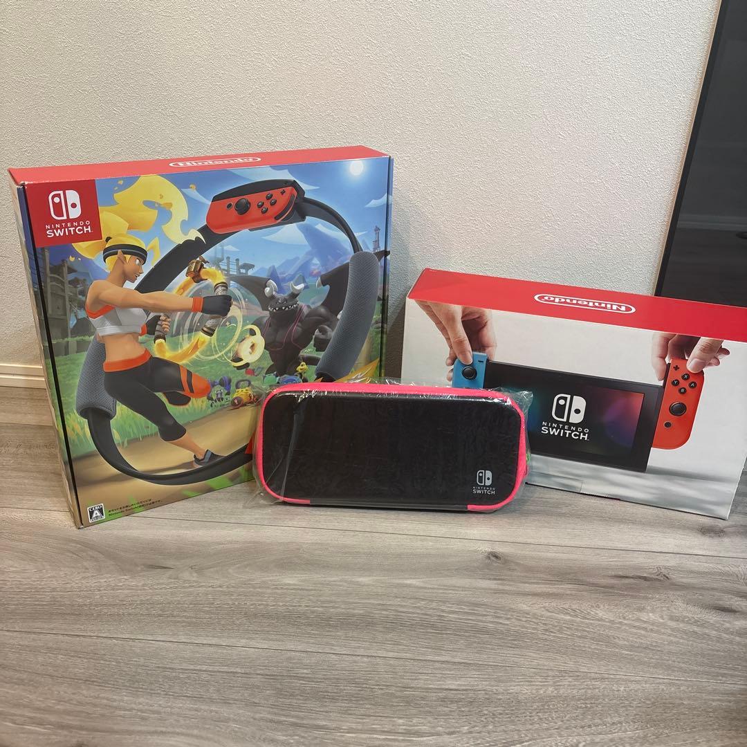 【注意】コントローラ壊れ　Nintendo Switch + リングフィット一式