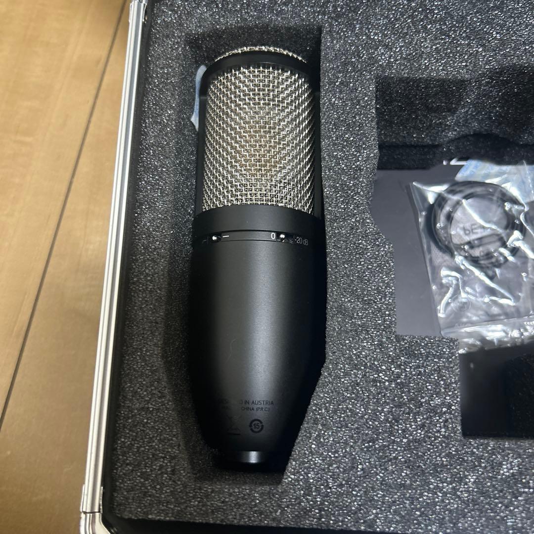 AKG P420 コンデンサーマイク ショックマウント付き