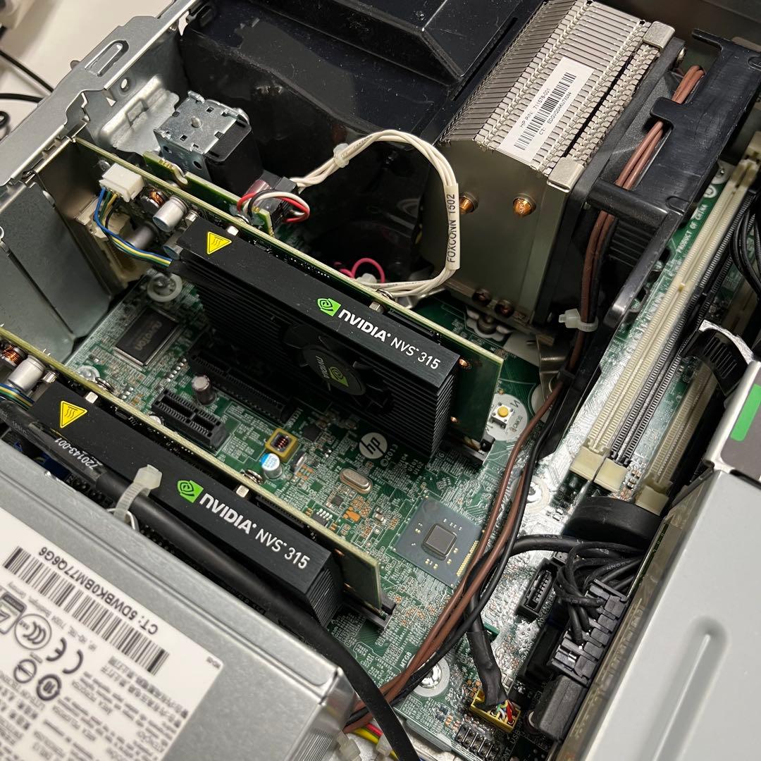 【中古美品】HP Z230 NVIDEA NVS 315 を2機搭載 4画面可