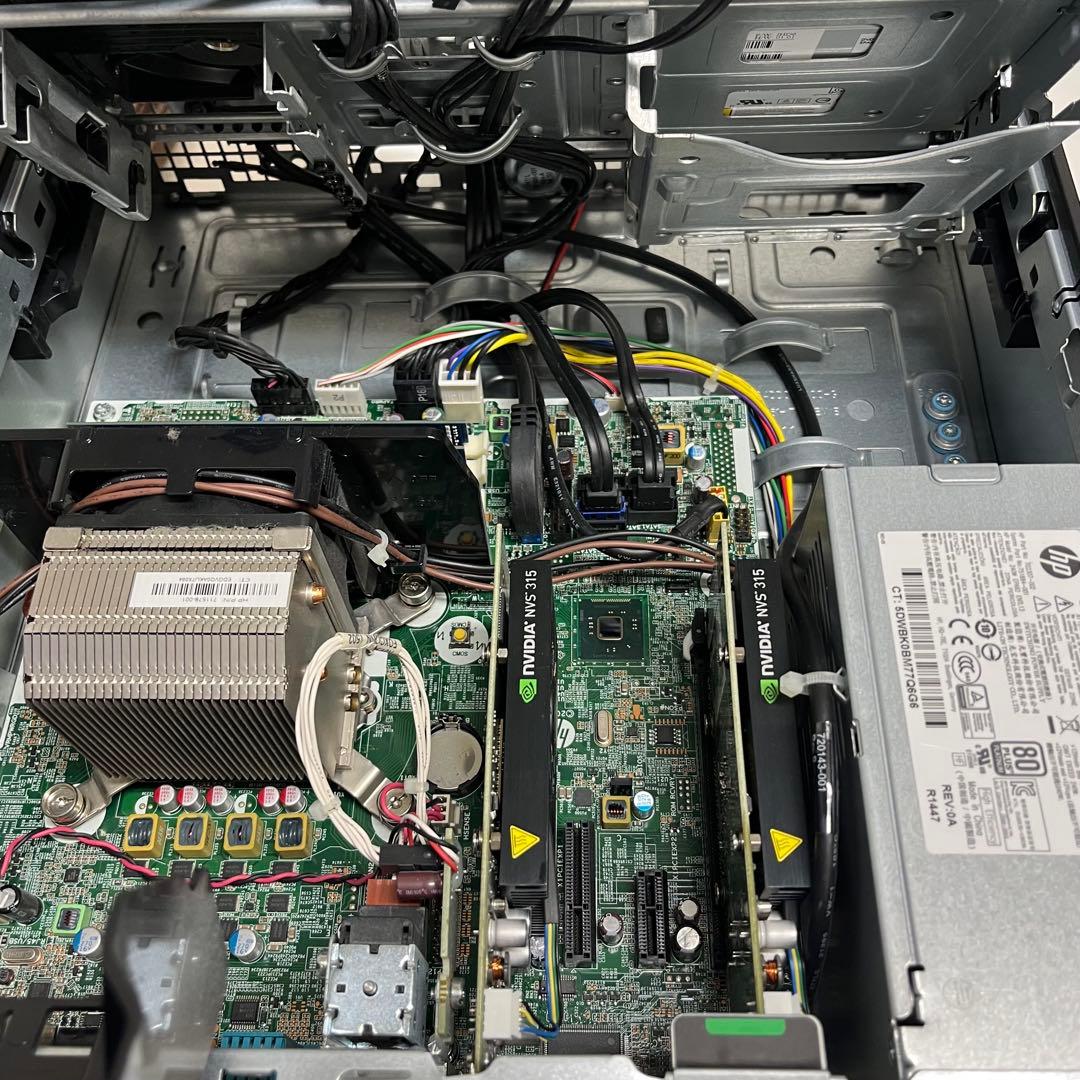 【中古美品】HP Z230 NVIDEA NVS 315 を2機搭載 4画面可