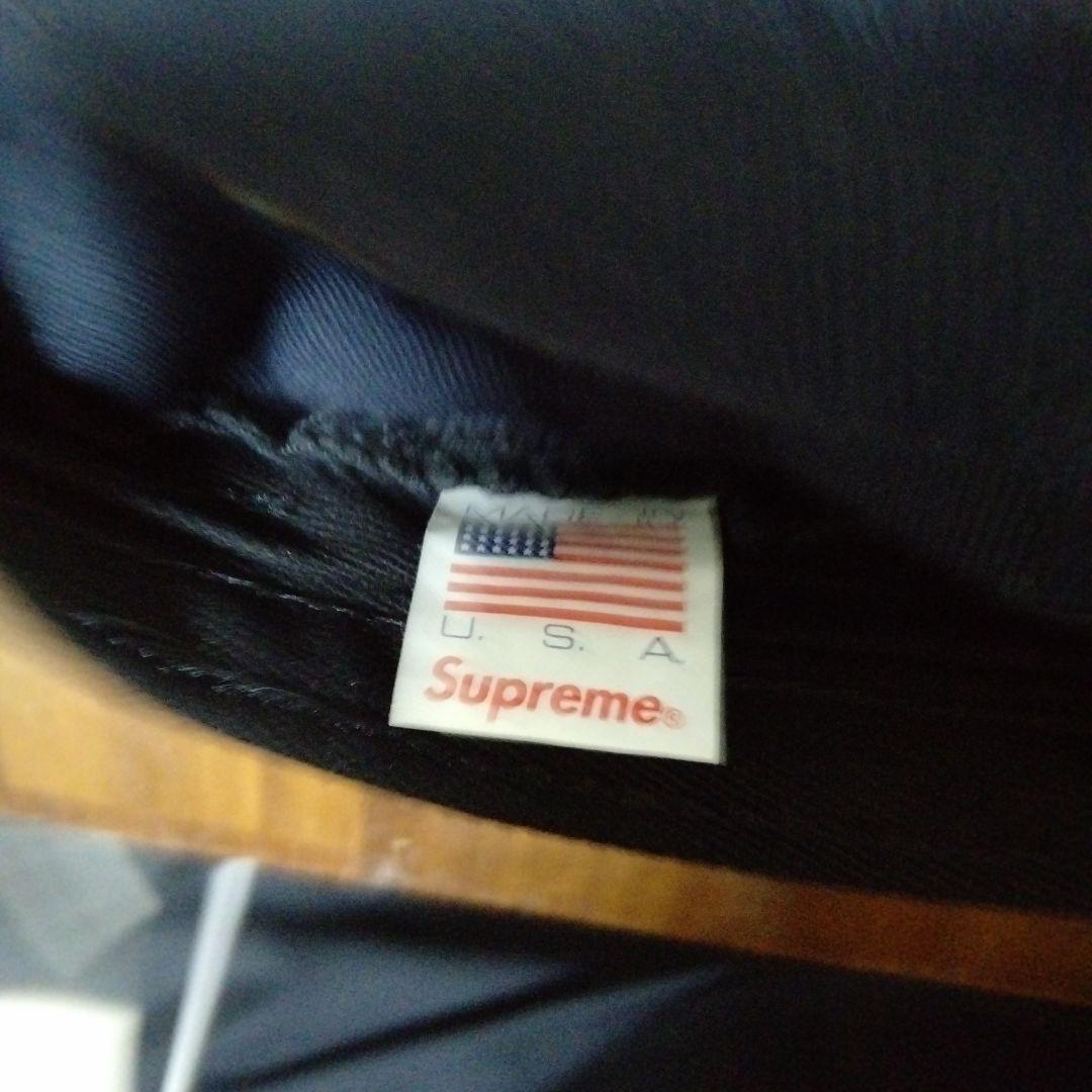 Supreme ネイビー ロゴキャップ