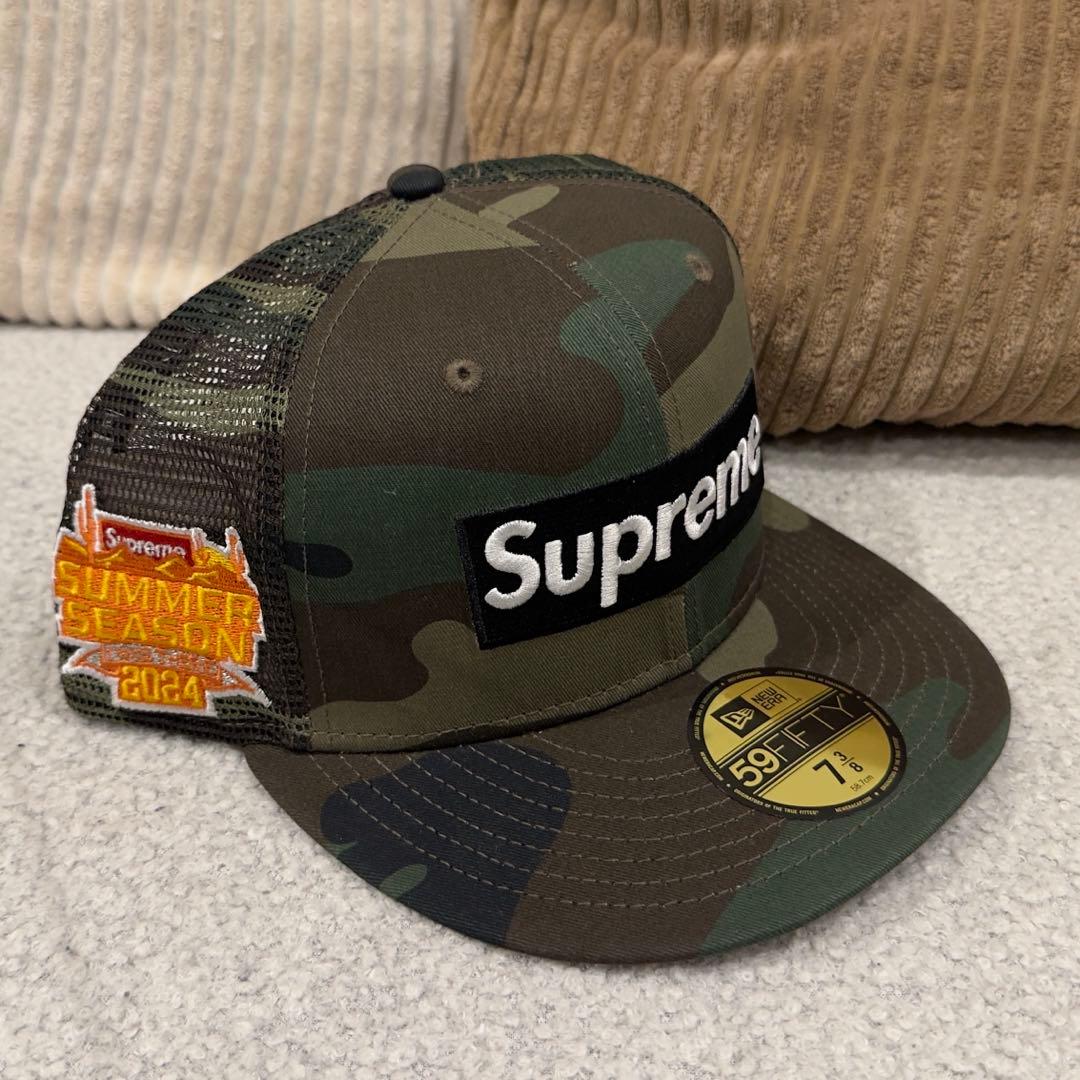 Supreme 迷彩 キャップ 7 1/4