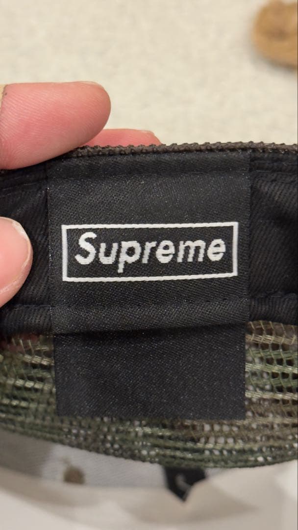 Supreme 迷彩 キャップ 7 1/4